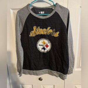 NFL team apparel Steelers long sleeve shirt women’s small